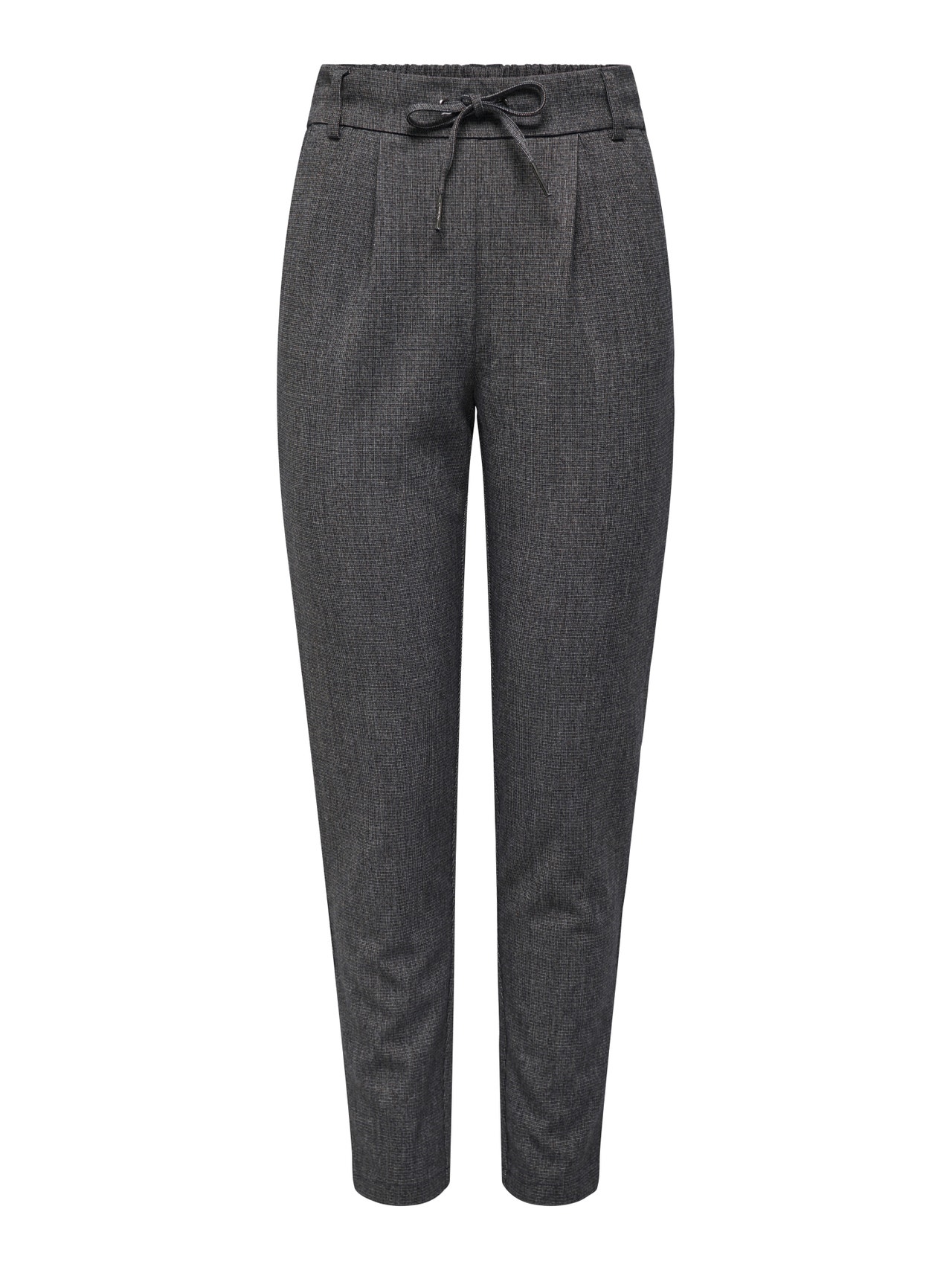 ONLY Pantalones Corte regular Cintura media -Dark Grey Melange - 15309862