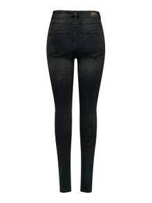 ONLY Skinny Fit Hohe Taille Jeans -Black - 15309884