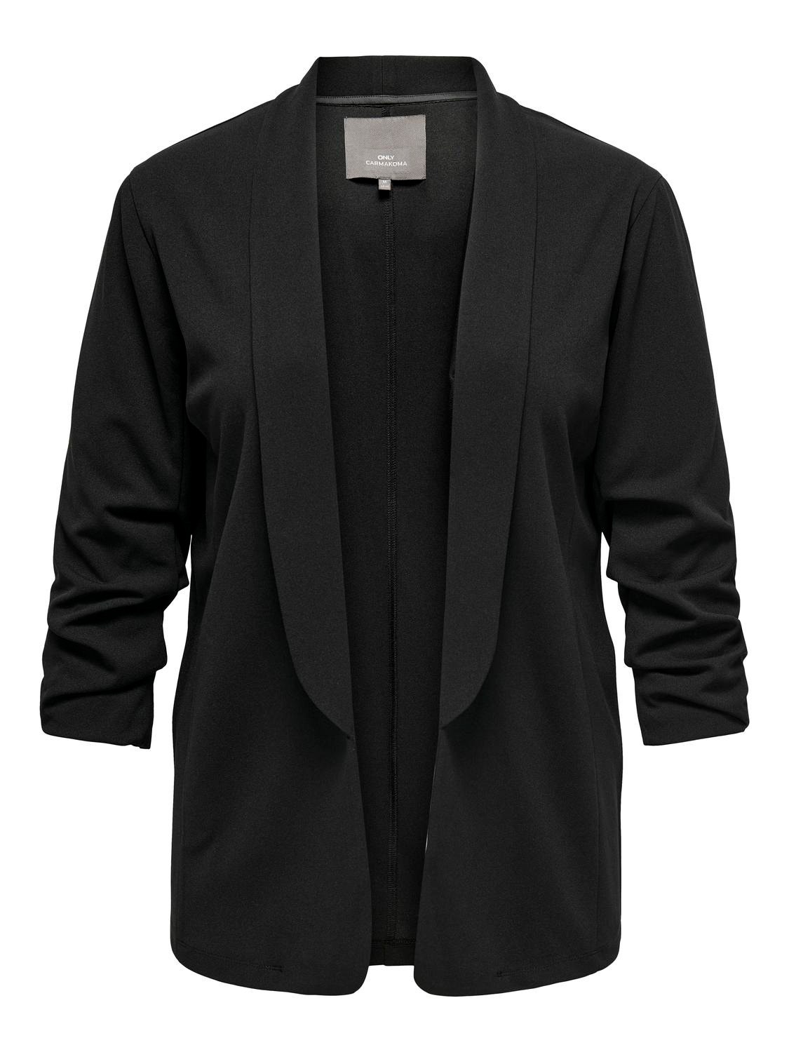 ONLY Curvy blazer with 7/8 sleeves -Black - 15309917