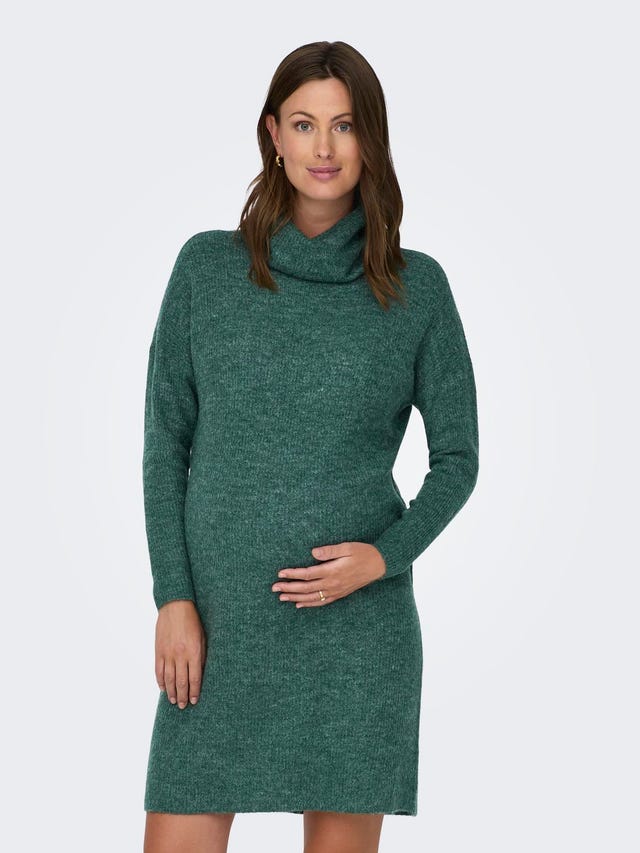 ONLY Loose Fit Cowl neck Maternity Long dress - 15309951