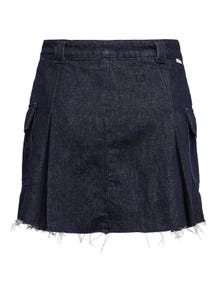 ONLY Mid waist Mini skirt -Dark Blue Denim - 15309978