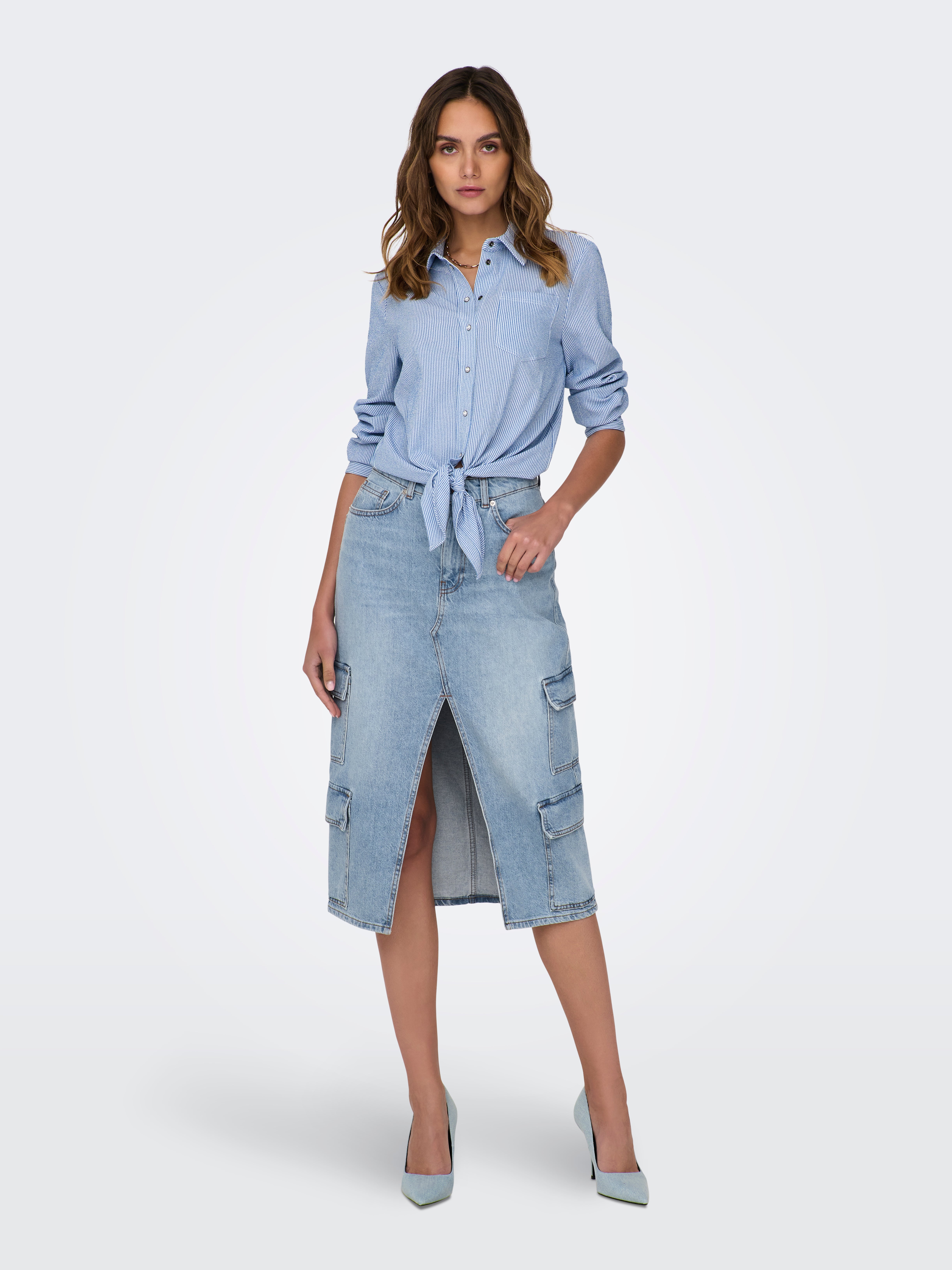 ONLPOSEY Denim skirt | Light Blue | ONLY®