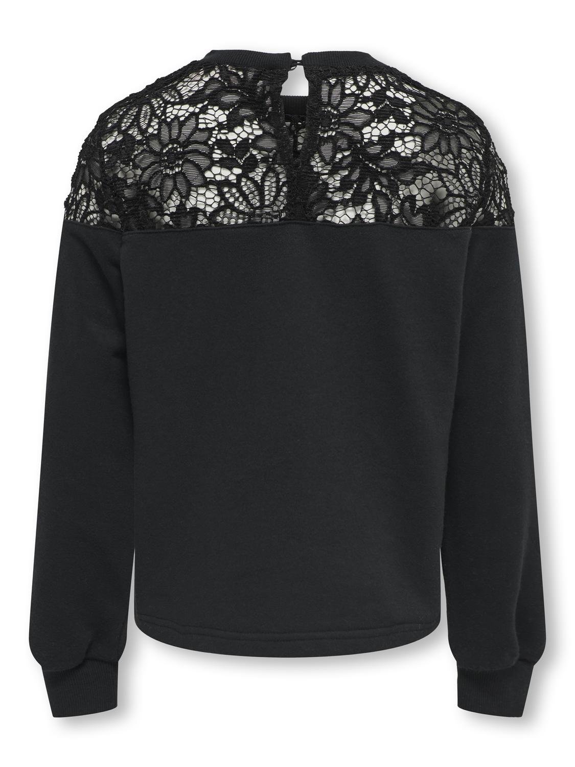 ONLY Regular Fit Round Neck Sweatshirts -Black - 15309994