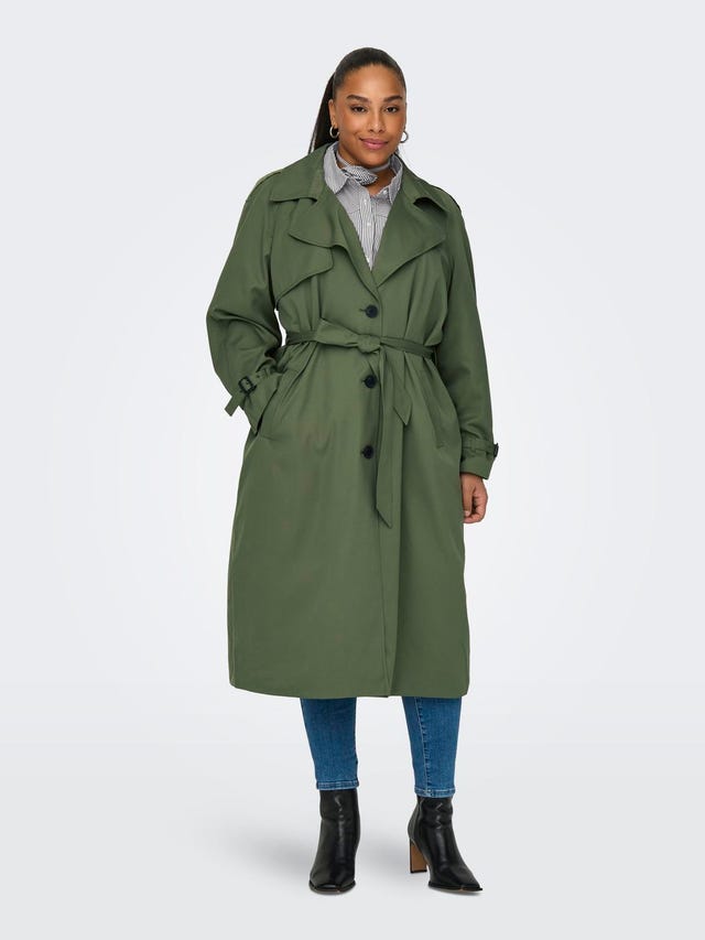 ONLY Curvy trenchcoat - 15310056