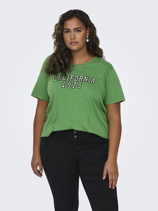 ONLY Curvy o-neck t-shirt - 15310092