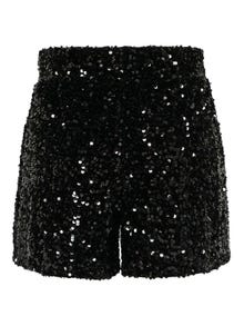 ONLY Mini shorts with sequins -Black - 15310180
