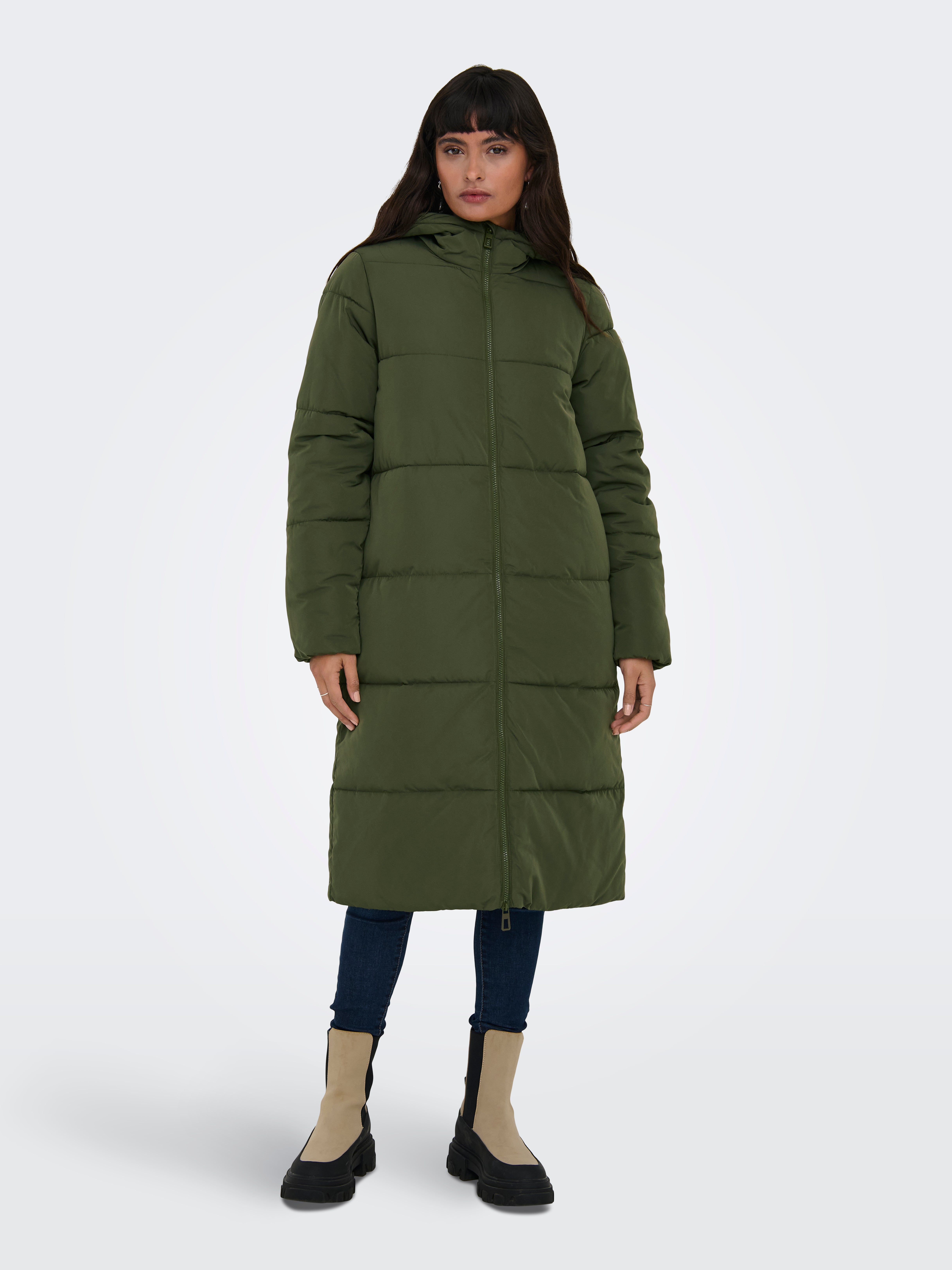 ONLABBIE Steppmantel | Dunkelgrün | ONLY® 