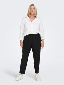 ONLY Curvy classic trousers -Black - 15310342