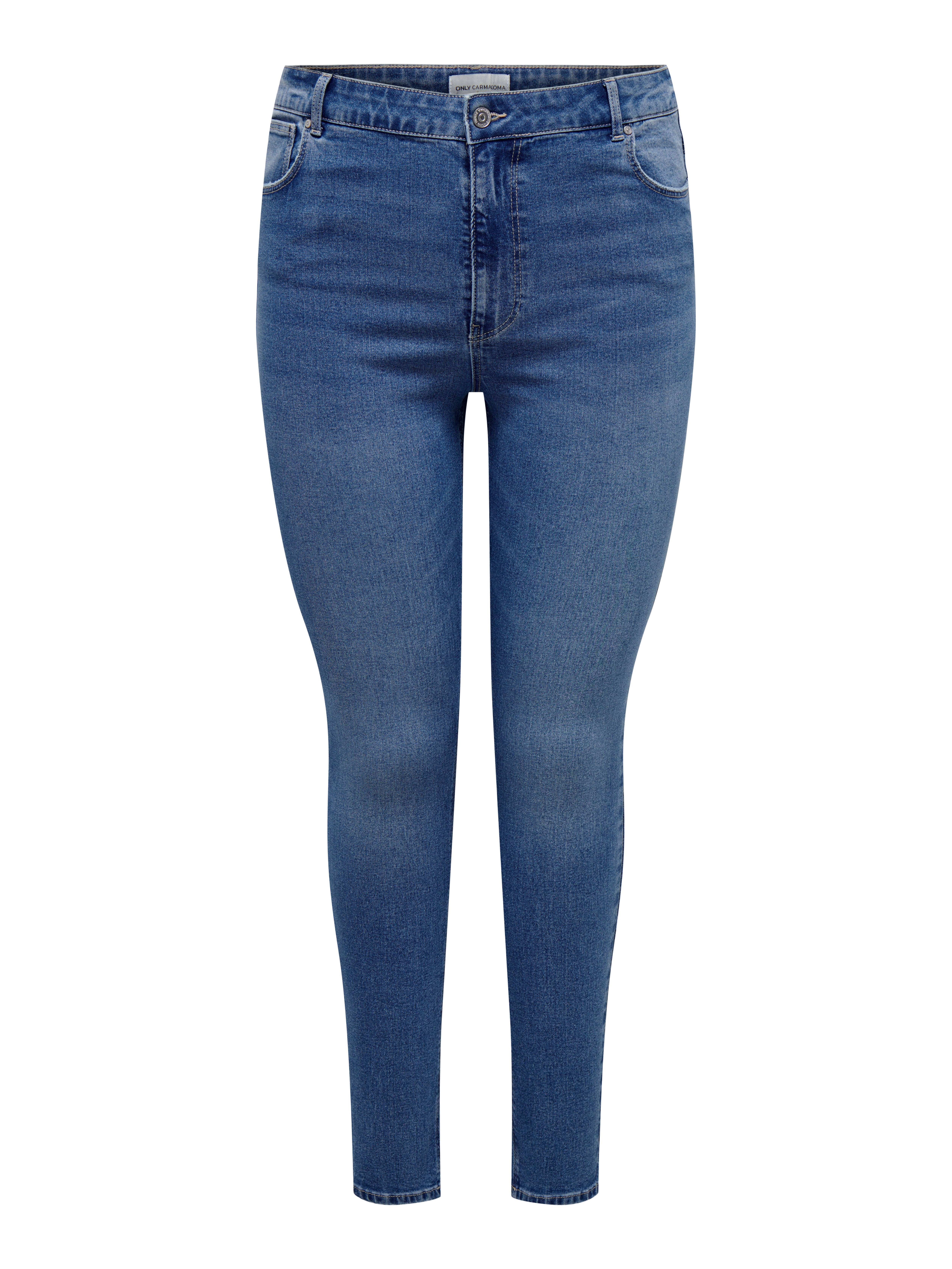 Thumbnail - Carluna Hohe Taille Skinny Fit Jeans