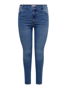 ONLY Skinny Fit High waist Jeans -Light Blue Denim - 15310450