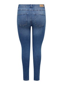 ONLY carluna ex high waist skinny jeans -Light Blue Denim - 15310450