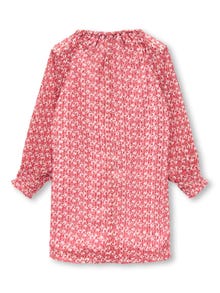 ONLY Normal geschnitten Rundhals Kurzes Kleid -Pink Lady - 15310467