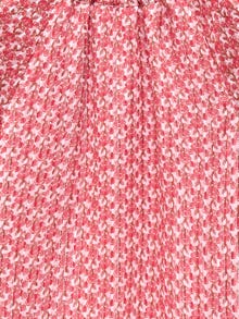 ONLY Vestido corto Corte regular Cuello redondo -Pink Lady - 15310467
