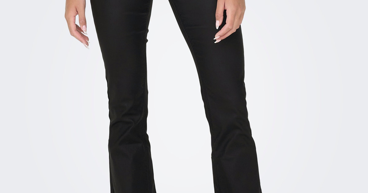 ONLBLUSH Mittlere Taille Skinny Fit Hose | Schwarz | ONLY® 