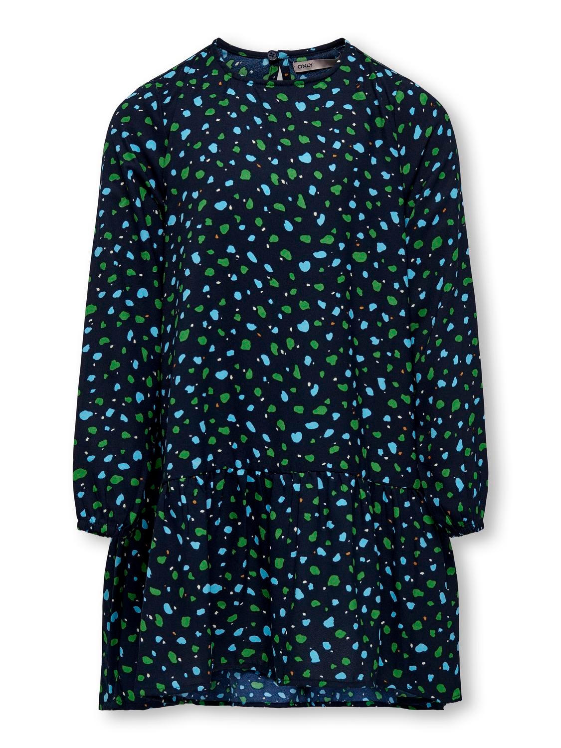 ONLY Regular Fit O-hals Kort kjole -Dress Blues - 15310484