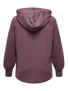 ONLY Regular Fit Hettegenser Sweatshirt -Rose Brown - 15310492