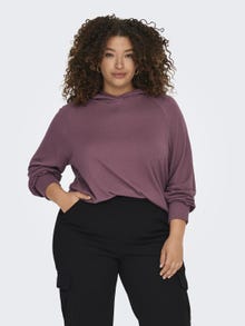 ONLY Regular Fit Hoodie Sweatshirt -Rose Brown - 15310492