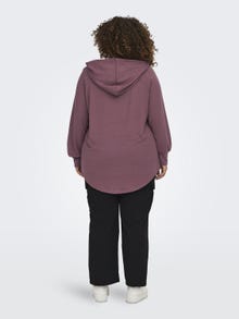 ONLY Normal passform Hoodie Sweatshirt -Rose Brown - 15310492
