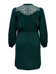 ONLY Vestido largo Corte standard Cuello de camisa -Ponderosa Pine - 15310494