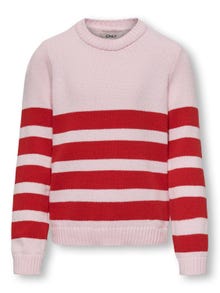 ONLY Normal passform O-ringning Pullover -Pink Lady - 15310528