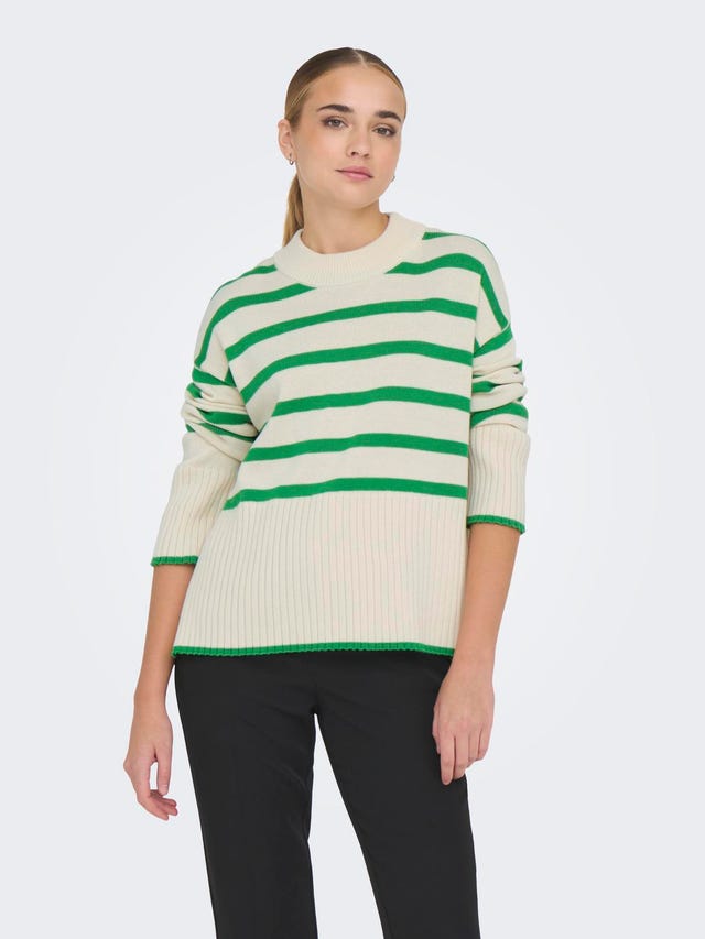 ONLY O-hals Pullover - 15310564