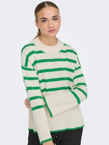 ONLY Loose fit o-neck knit pullover -Birch - 15310564