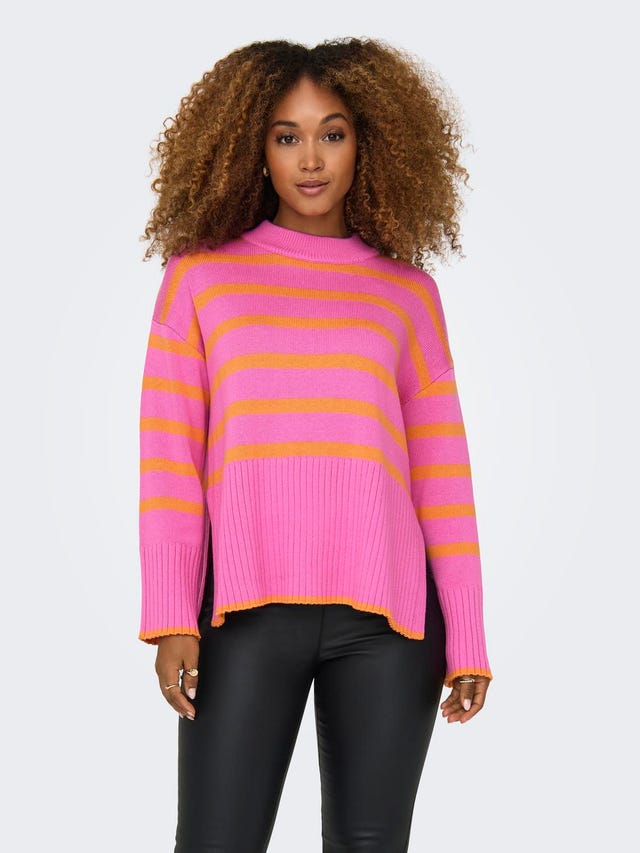 ONLY Loose fit o-neck knit pullover - 15310564