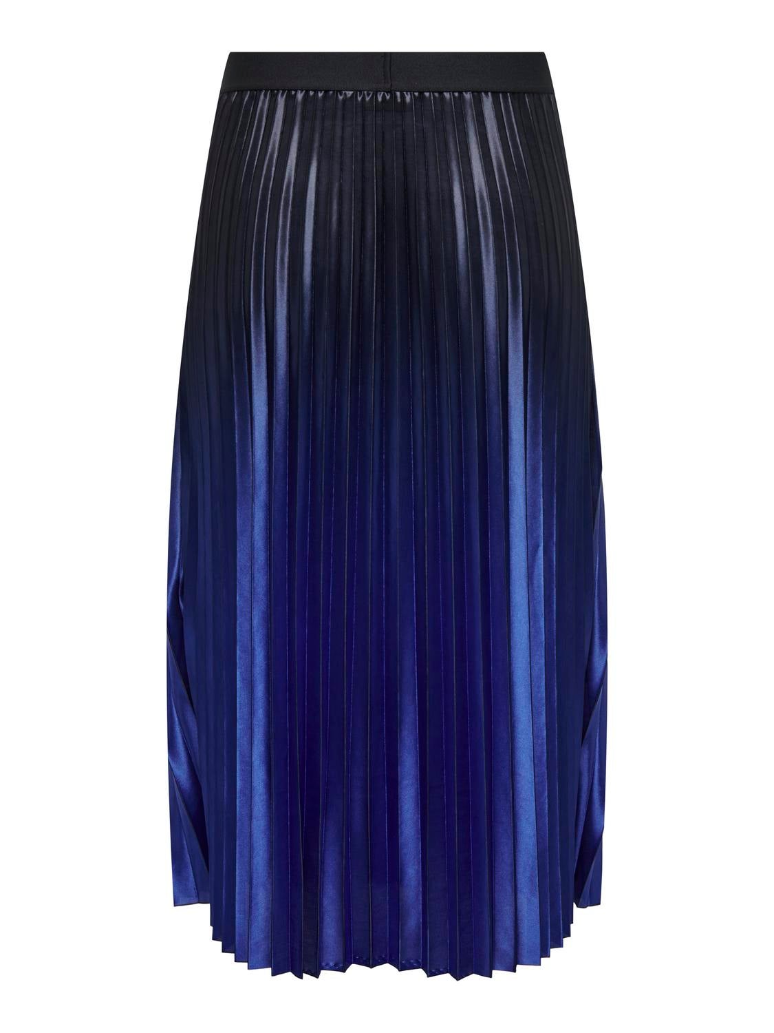 Metallic pleated outlet skirt 30