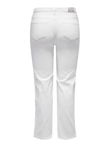 ONLY CARWilly High Waist Wide Jeans -White - 15310701