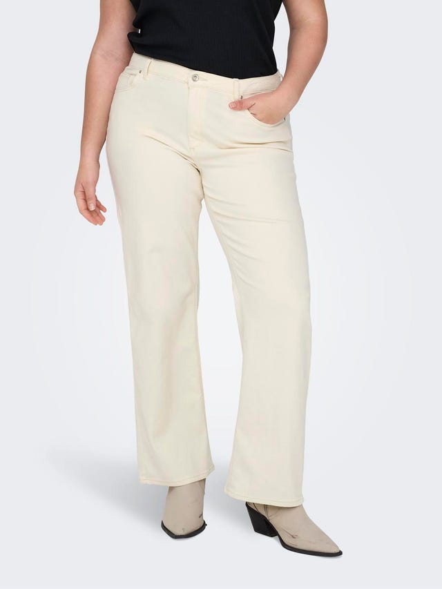ONLY Wide Leg Fit High waist Curve Jeans - 15310701