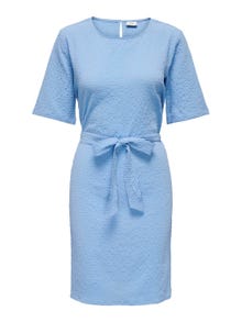 ONLY Robe courte Regular Fit Col rond -Della Robbia Blue - 15310739
