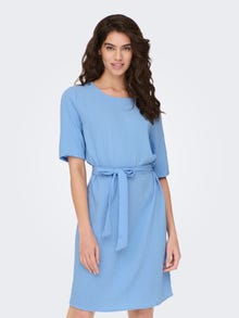 ONLY Normal passform O-ringning Kort klänning -Della Robbia Blue - 15310739