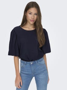 ONLY Tops Regular Fit Col rond -Sky Captain - 15310740