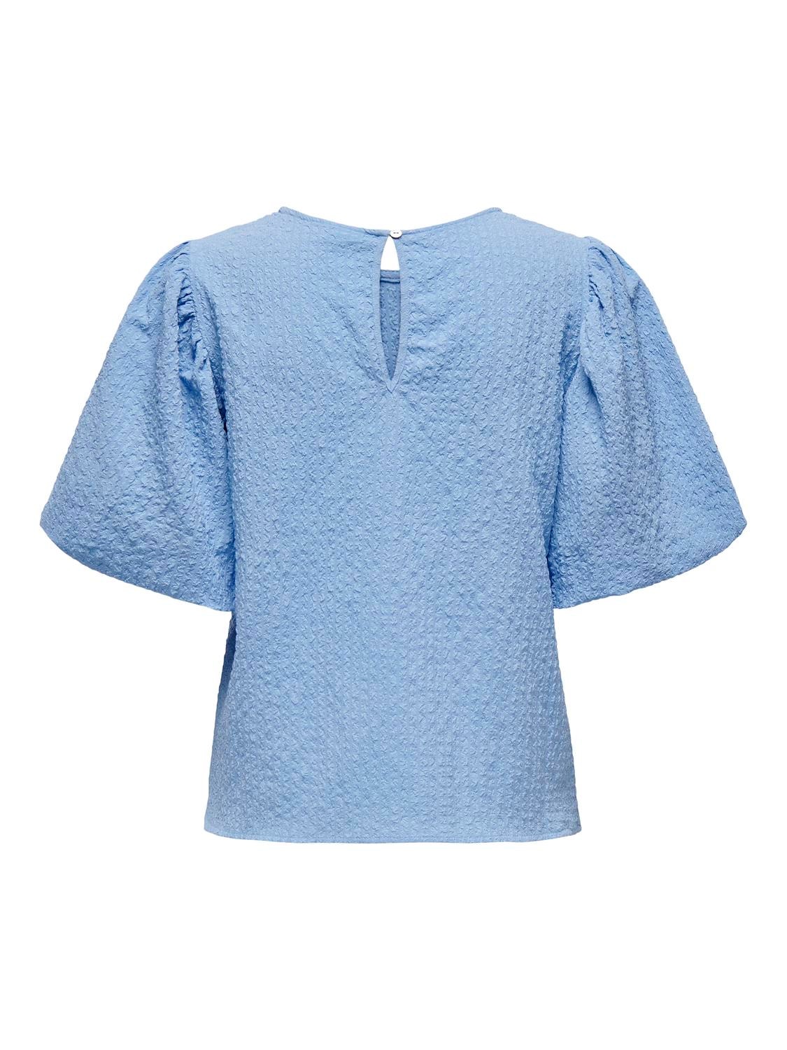 ONLY Tops Regular Fit Col rond -Della Robbia Blue - 15310740