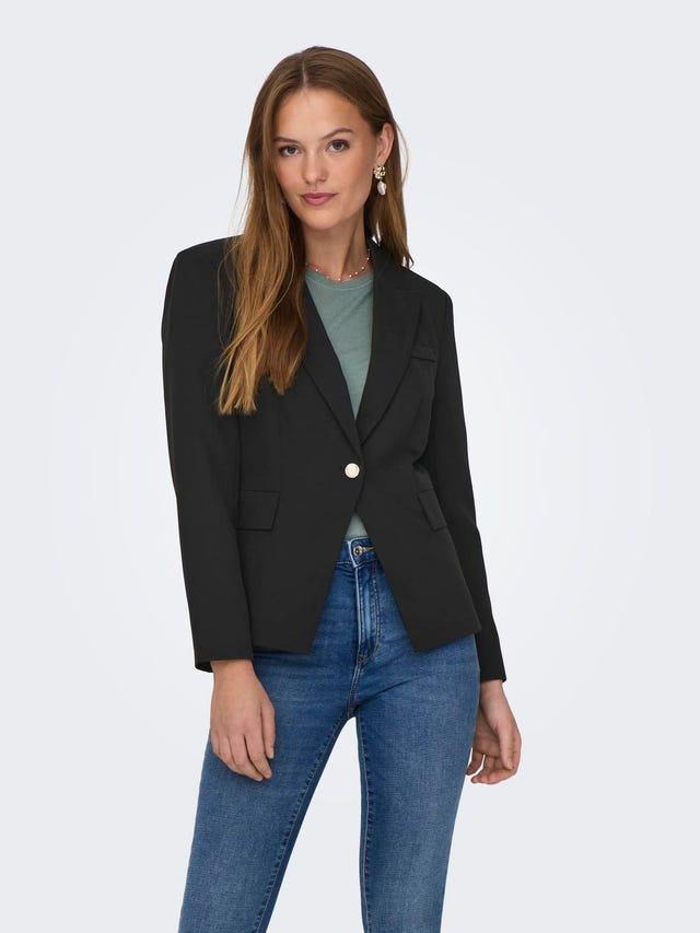 ONLY Blazers Regular Fit Col boutonné - 15310754