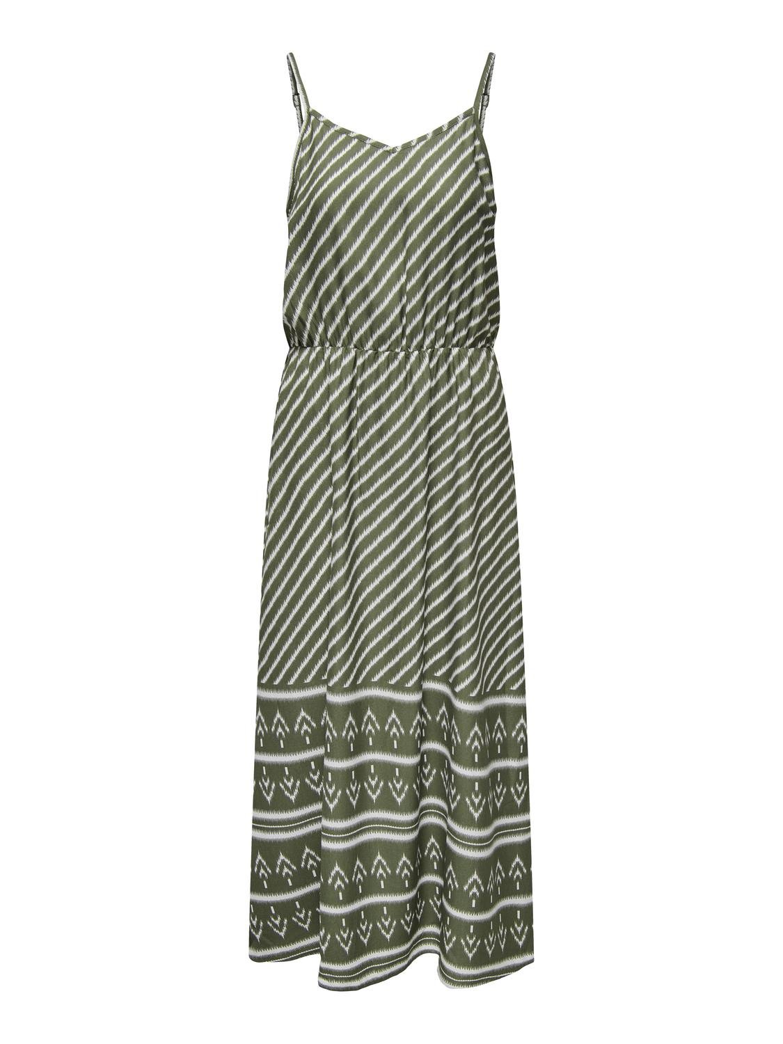 ONLY Regular Fit V-Neck Long dress -Kalamata - 15310761