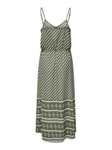 ONLY Normal geschnitten V-Ausschnitt Langes Kleid -Kalamata - 15310761