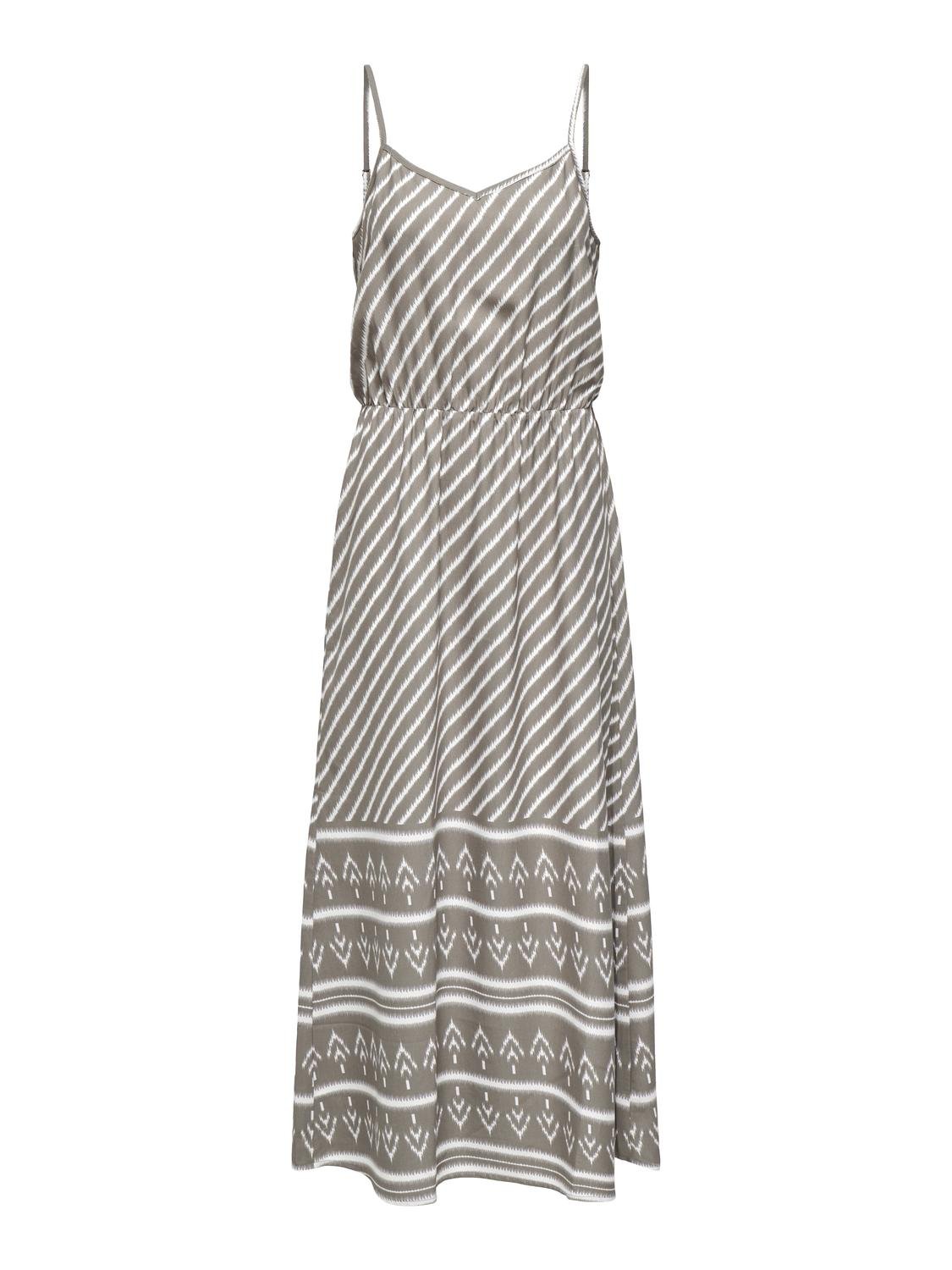 ONLY Maxi v-neck dress -Driftwood - 15310761