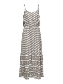 ONLY Maxi v-neck dress -Driftwood - 15310761