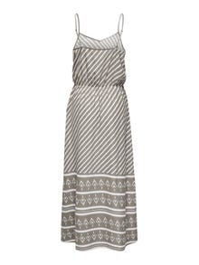 ONLY Regular Fit V-Neck Long dress -Driftwood - 15310761