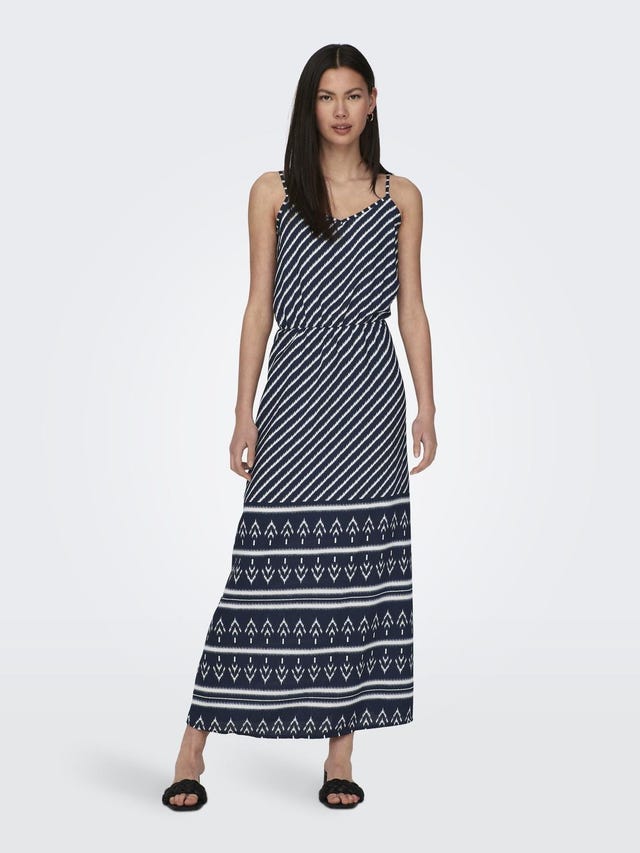 ONLY Regular Fit V-hals Lang kjole - 15310761