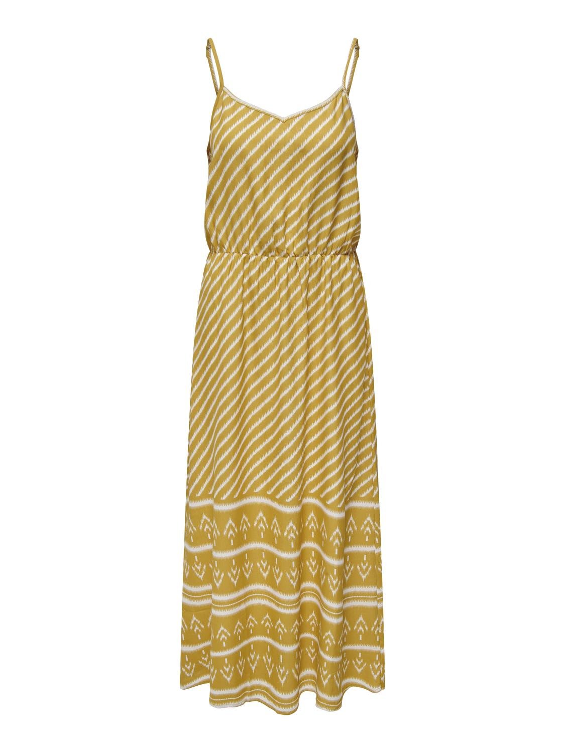 ONLY Ærmeløs lang kjole -Tawny Olive - 15310761