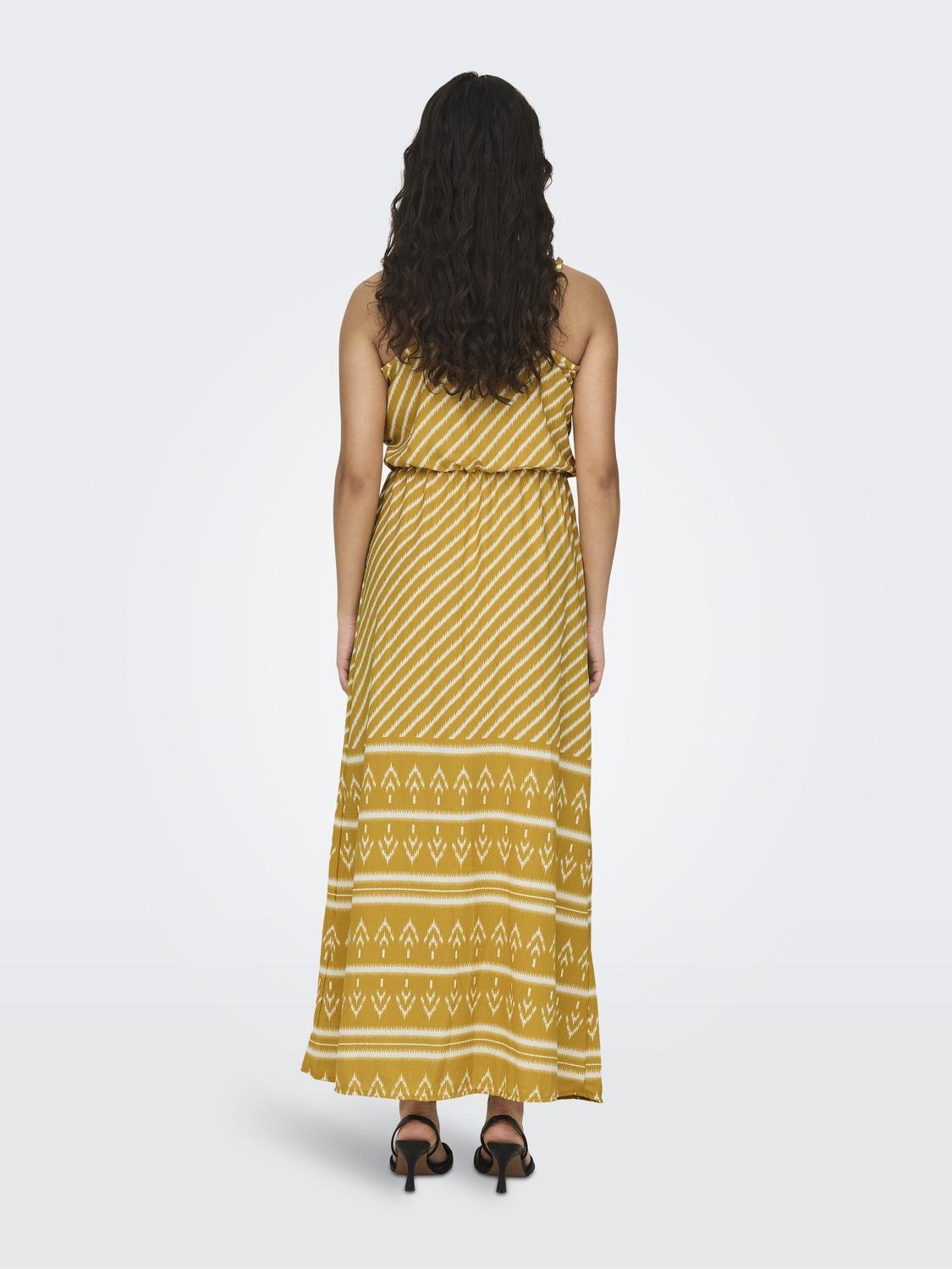 ONLY Maxi v-neck dress -Tawny Olive - 15310761