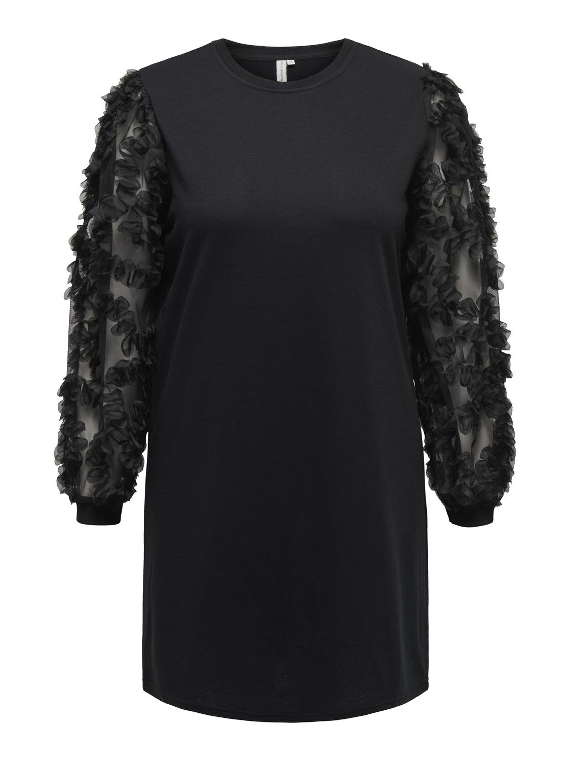 ONLY Regular fit O-hals Korte jurk -Black - 15310765