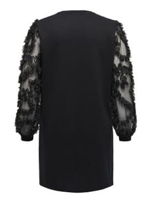 ONLY Regular Fit Round Neck Short dress -Black - 15310765