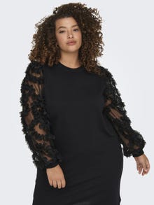 ONLY Regular fit O-hals Korte jurk -Black - 15310765