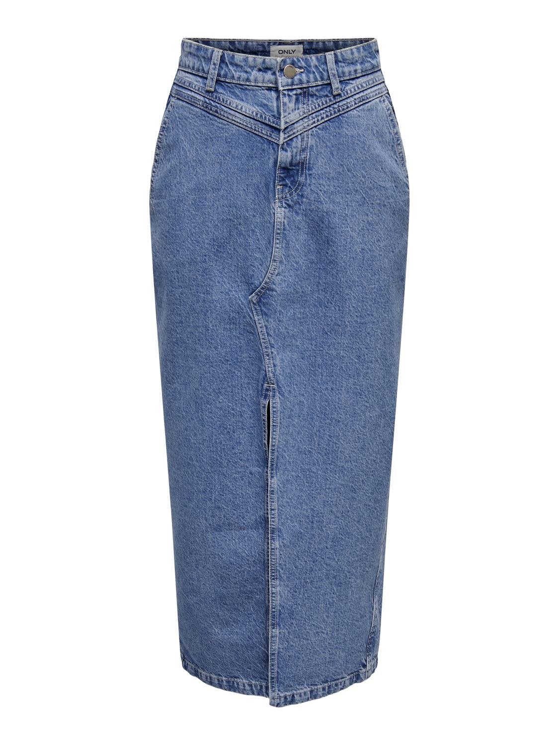 Mid length 2024 denim skirts 80