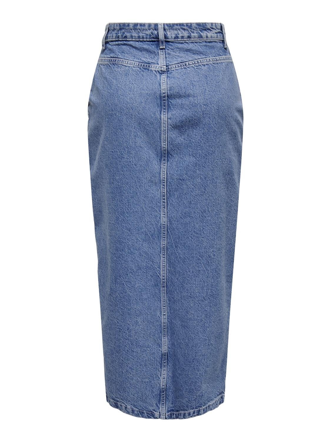 Mid length clearance denim skirts 00