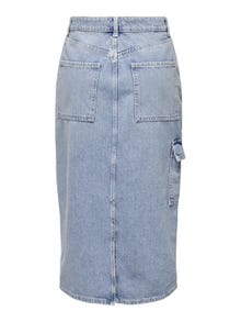 ONLY Midi skirt -Light Blue Denim - 15310821