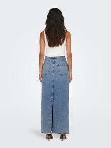 ONLY Long skirt -Medium Blue Denim - 15310824